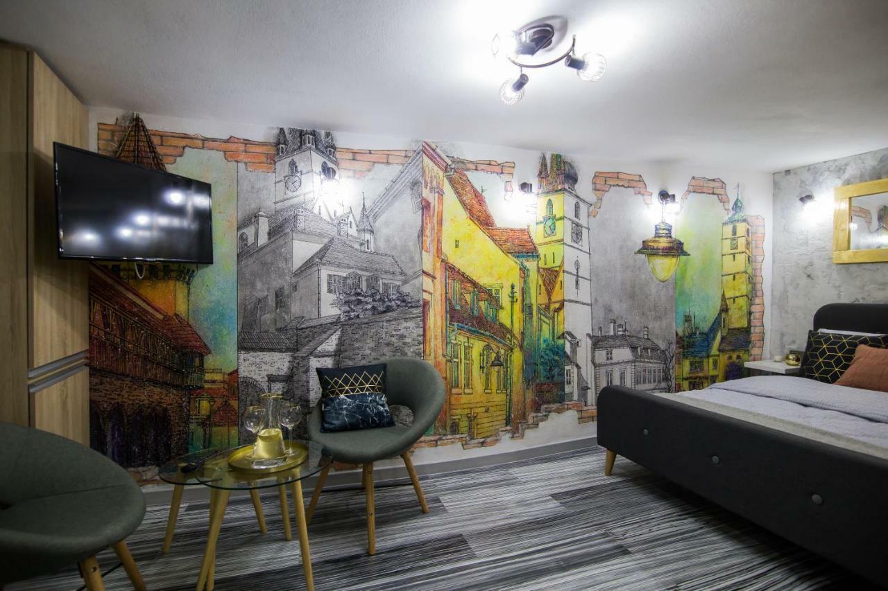 Old Town Studio Apartment Sibiu Exterior foto